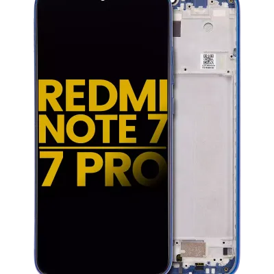 LCD Assembly With Frame For Xiaomi Redmi Note 7 / 7 Pro (Refurbished) (Blue)