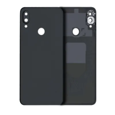 Задня кришка зі склом камери для Xiaomi Redmi Note 7 (чорна)