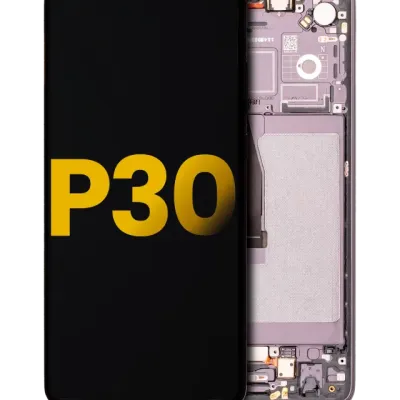 OLED Assembly With Frame For Huawei P30 (Refurbished) (Black)