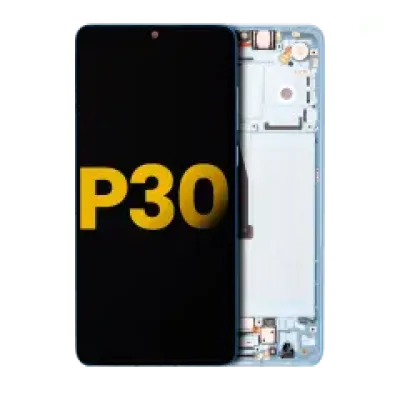 Дисплейний модуль з рамкою для Huawei P30 (Refurbished) (OLED) (Breathing Crystal)