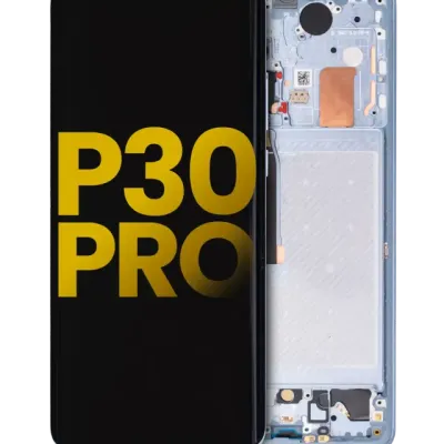 Дисплейний модуль (OLED) з рамкою для Huawei P30 Pro (Aftermarket Plus) (Breathing Crystal)