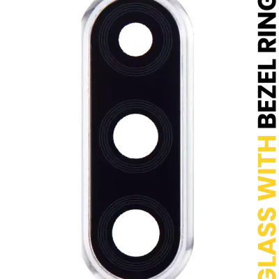 Скло камери з рамкою для Huawei P30 Lite (Pearl White) (4GB RAM)