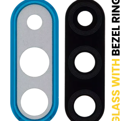 Скло камери з рамкою для Huawei P30 Lite (Peacock Blue) (6GB RAM)