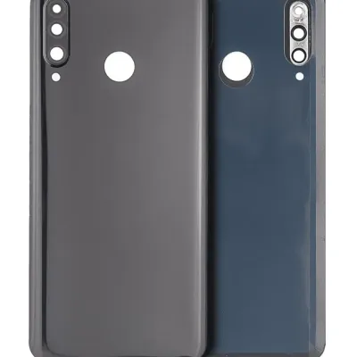 Заднє скло з камерою для Huawei P30 Lite / Nova 4E (6GB RAM / Without Logo) (Midnight Black)