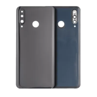 Заднє скло з камерою для Huawei P30 Lite / Nova 4E (6GB RAM / Without Logo) (Midnight Black)