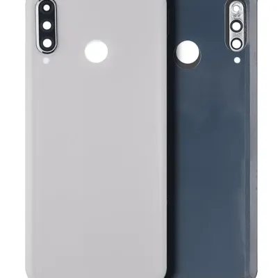 Заднє скло з камерою для Huawei P30 Lite / Nova 4E (4GB RAM / Without Logo) (Pearl White)