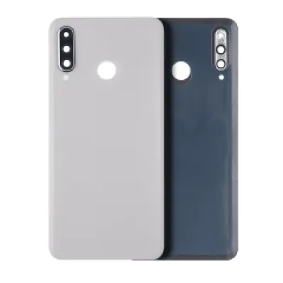 Заднє скло з камерою для Huawei P30 Lite / Nova 4E (4GB RAM / Without Logo) (Pearl White)