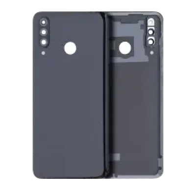 Заднє скло з камерою для Huawei P30 Lite / Nova 4E (4GB RAM / Without Logo) (Midnight Black)