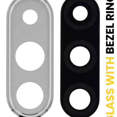 Скло камери з рамкою для Huawei P30 Lite (Pearl White) (6GB RAM)