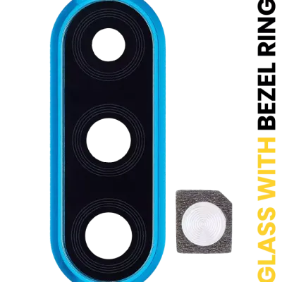 Скло камери з рамкою для Huawei P30 Lite (Peacock Blue) (4GB RAM)