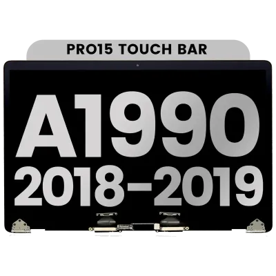 Повний дисплейний модуль LCD для MacBook Pro 15" A1990 (2018-2019) (Used OEM Pull: Grade A) (Silver)