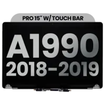 Повний дисплейний модуль LCD для MacBook Pro 15" A1990 (2018-2019) (Used OEM Pull: Grade B) (Space Gray)