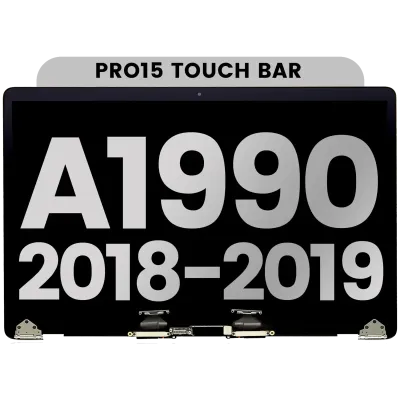 Повний дисплейний модуль LCD для MacBook Pro 15" A1990 (2018-2019) (Used OEM Pull: Grade B) (Silver)