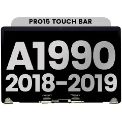 Повний дисплейний модуль LCD для MacBook Pro 15" A1990 (2018-2019) (Used OEM Pull: Grade B) (Silver)