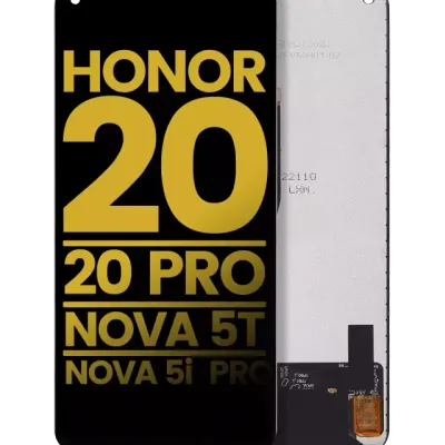Дисплейний модуль для Huawei Honor 20 / 20 Pro / Nova 5T / Nova 5i Pro без рамки (Aftermarket Plus) (Midnight Black)