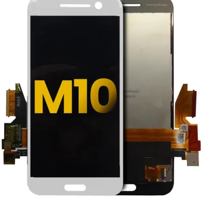 Дисплейний модуль без рамки для HTC M10 (Refurbished) (білий)
