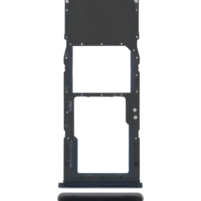 Лоток одинарної SIM для Samsung Galaxy A70 (A705 / 2019) (чорний)