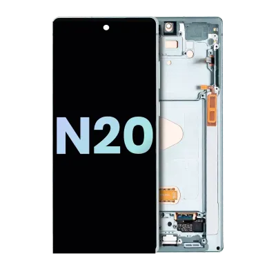 OLED Assembly With Frame For Samsung Galaxy Note 20 5G (Service Pack) (Mystic Green)