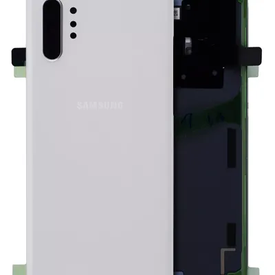 Задня кришка зі скло камери для Samsung Galaxy Note 10 Plus / 5G (Service Pack) (Aura White)