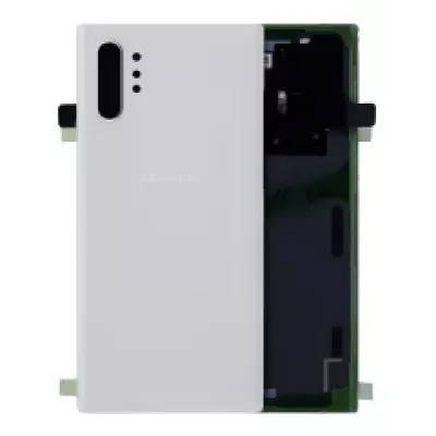 Задня кришка зі скло камери для Samsung Galaxy Note 10 Plus / 5G (Service Pack) (Aura White)