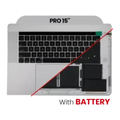 Топкейс з акумулятором і клавіатурою (ISO UK) для MacBook Pro 15" A1707 (2016-2017) (Space Gray)