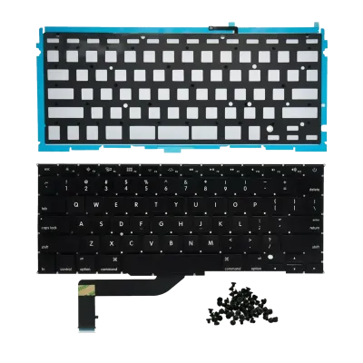 Keyboard W/ Backlight & Screws (US English) For MacBook Pro 15" A1398 (2012-2015)