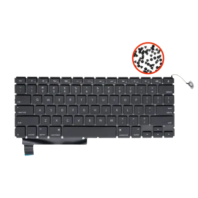 Keyboard W/ Backlight & Screws (US English) For MacBook Pro 15" A1286 (2008-2012)