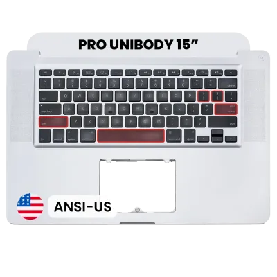 Top Case with Keyboard (ANSI US) For MacBook Pro 15" A1286 (2009)