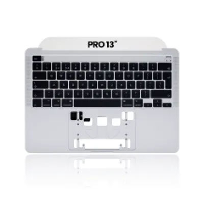 Топкейс з клавіатурою (ISO UK) для MacBook Pro 13" A2289 (2020) (OEM New) (Silver)