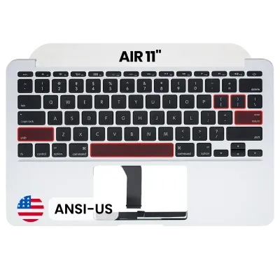 Top Case with Keyboard (ANSI US) For MacBook Air 11" A1465 (2012) (OEM New)