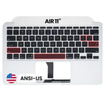 Топкейс з клавіатурою (ANSI US) для MacBook Air 11" A1465 (2013-2015) (OEM New)