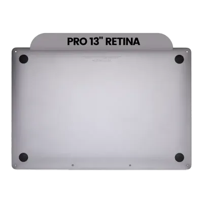 Bottom Case For MacBook Pro 13" A1708 (2016-2017) (Used OEM Pull: Grade B/C) (Space Gray)
