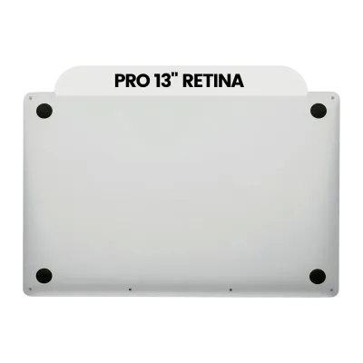 Bottom Case For MacBook Pro 13" A1708 (2016-2017) (Used OEM Pull: Grade B/C) (Silver)