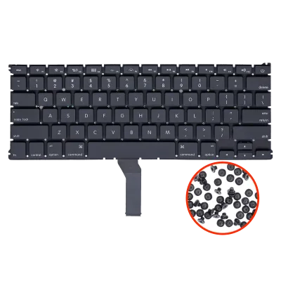 Клавіатура з підсвіткою та гвинтами (US English) для MacBook Air 13" A1466 (2012-2017) / A1369 (2011)