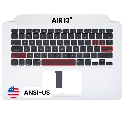 Top Case with Keyboard (ANSI US) For MacBook Air 13" A1466 (2012) (OEM New)