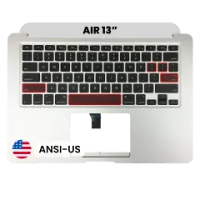 Топкейс з клавіатурою (ANSI US) та мікрофоном для MacBook Air 13" A1466 (2013-2017) (Used OEM Pull: Grade A)