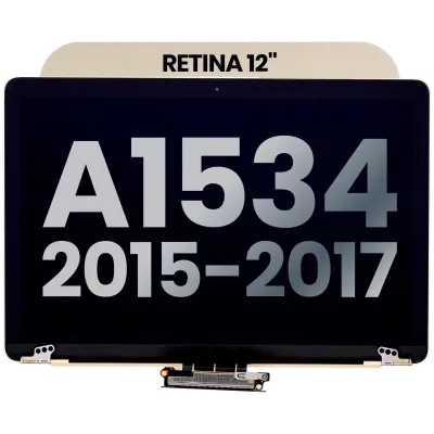 Повний дисплейний модуль LCD для MacBook 12" A1534 (2015-2017) (Used OEM Pull: Grade A) (Gold)