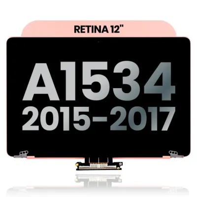 Повний дисплейний модуль LCD для MacBook 12" A1534 (2015-2017) (Used OEM Pull: Grade A) (Rose Gold)