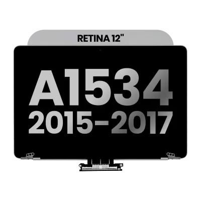 Повний дисплейний модуль LCD для MacBook 12" A1534 (2015-2017) (Used OEM Pull: Grade A) (Space Gray)