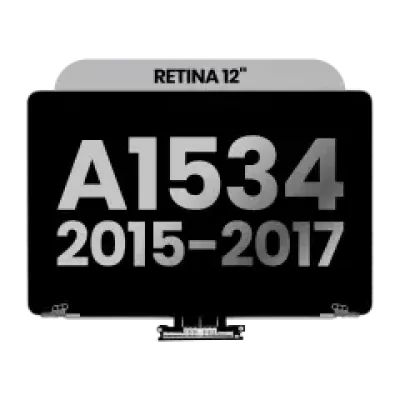 Повний дисплейний модуль LCD для MacBook 12" A1534 (2015-2017) (Used OEM Pull: Grade A) (Space Gray)