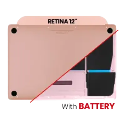 Нижня кришка з акумулятором (A1705) для MacBook 12" A1534 (2016-2017) (Rose Gold)