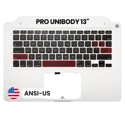 Top Case with Keyboard (ANSI US) For MacBook 13" A1278 (2011-2012)