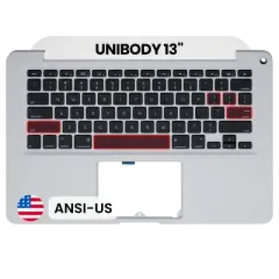 Топкейс з клавіатурою (ANSI US) для MacBook 13" A1278 (2008) (OEM New)