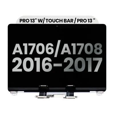 Дисплейний модуль LCD для MacBook Pro 13" A1706 / A1708 (2016-2017) (Used OEM Pull: Grade A) (сріблястий)