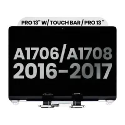 Дисплейний модуль LCD для MacBook Pro 13" A1706 / A1708 (2016-2017) (Used OEM Pull: Grade A) (сріблястий)