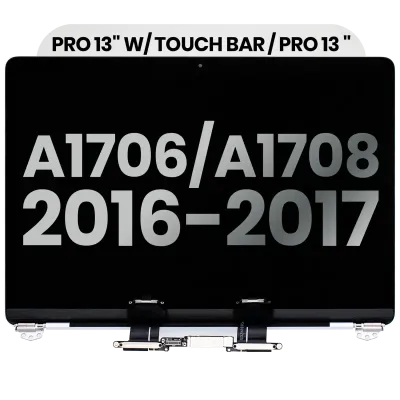 Дисплейний модуль LCD для MacBook Pro 13" A1706 / A1708 (2016-2017) (Used OEM Pull: Grade B) (сріблястий)