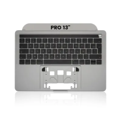 Топкейс з клавіатурою (ISO French) для MacBook Pro 13" A1706 (2016-2017) (Space Gray)