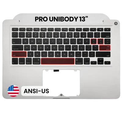 Топкейс з клавіатурою (ANSI US) для MacBook Pro 13" A1278 (2011) (Used OEM Pull: Grade A)