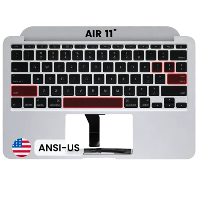 Top Case with Keyboard (ANSI US) For MacBook Air 11" A1370 (2011) (Used OEM Pull: Grade A)