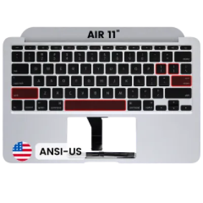 Топкейс з клавіатурою (ANSI US) для MacBook Air 11" A1370 (2011) (Used OEM Pull: Grade A)